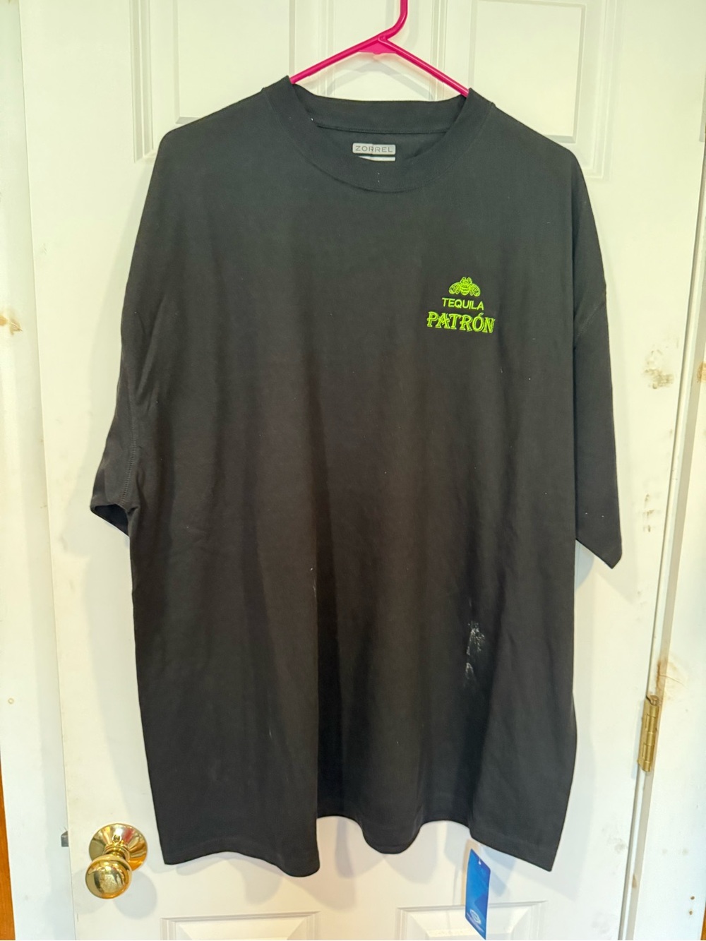 Logo Black Short Sleeve Tee for Men